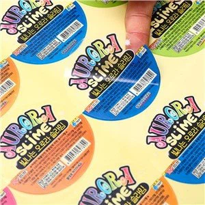 Transparente klare Aufkleber