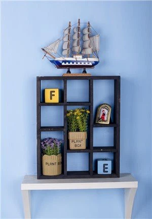 Aufbewahrungs-Organizer-Regal aus Holz
